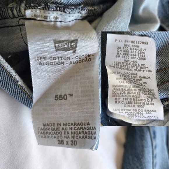 Vintage Levi's 550, Size 36x30 - Picture 7 of 10